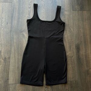 NWOT Black Sleeveless Romper